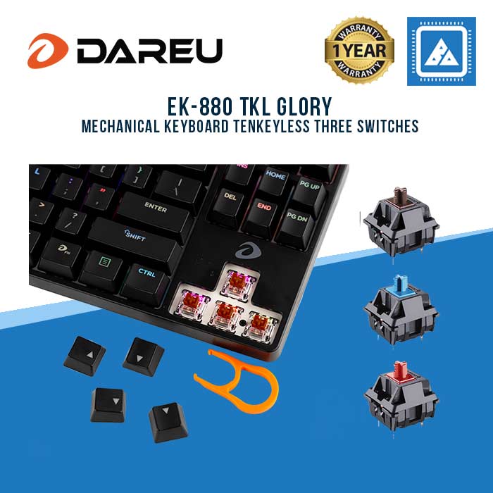 DAREU EK-880 TKL GLORY Mechanical Keyboard Tenkeyless Three Switches DAREU EK-880 TKL GLORY Mechanical Keyboard Tenkeyless Three Switches